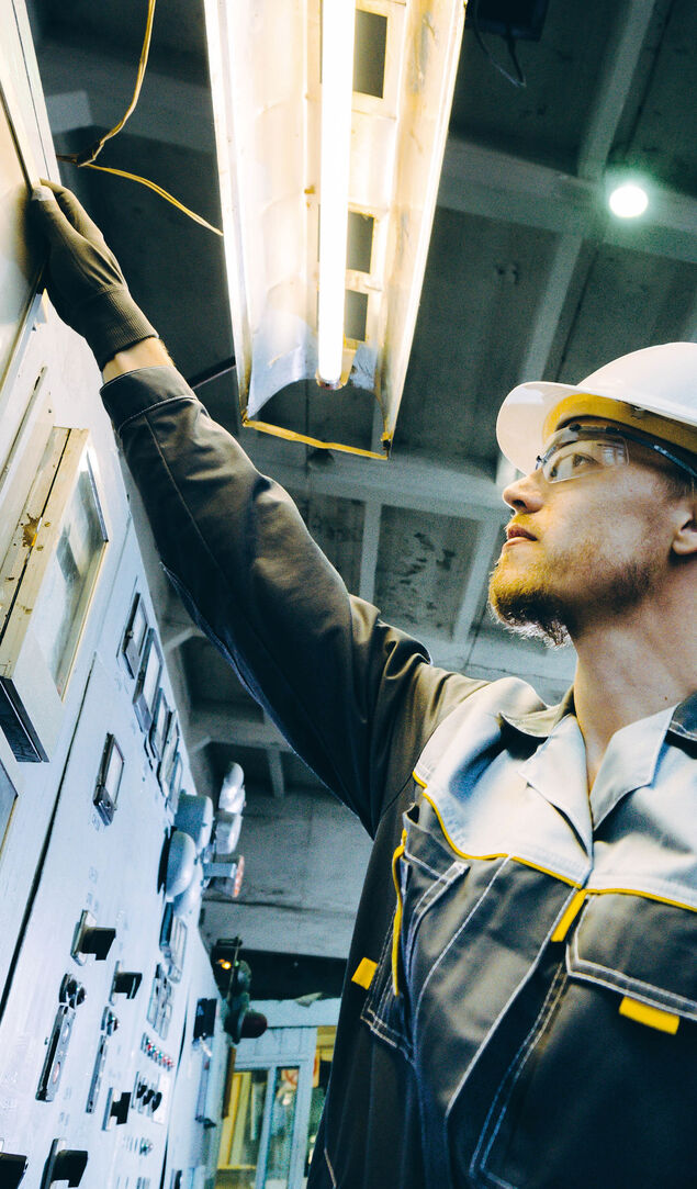 power plant worker